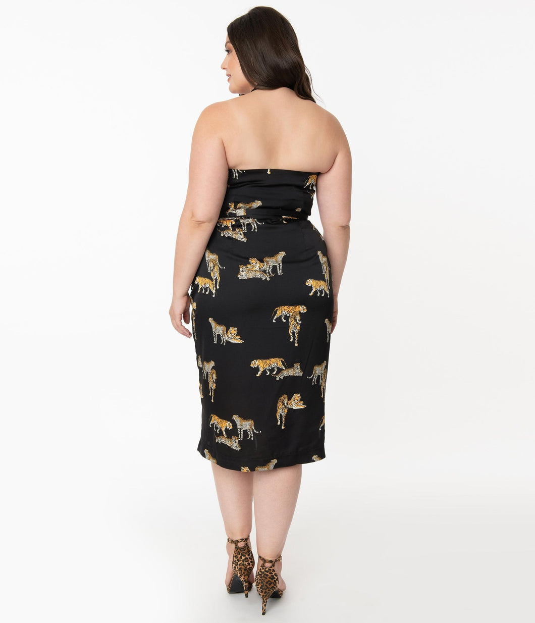 Unique Vintage Leilani Black Tiger Sarong Dress – Suzie's Bombshell Boutique